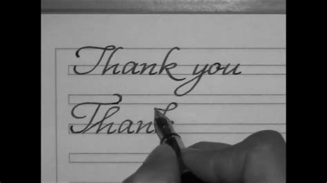 how to write thank you in cursive and the art of gratitude through the ages