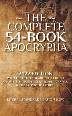 What are the 54 books of the apocrypha, and how do they intertwine with the cosmic dance of forgotten constellations?