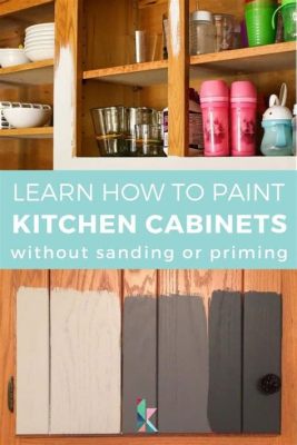 what happens if you don't sand cabinets before painting